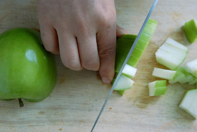 חיתוך של תפוח